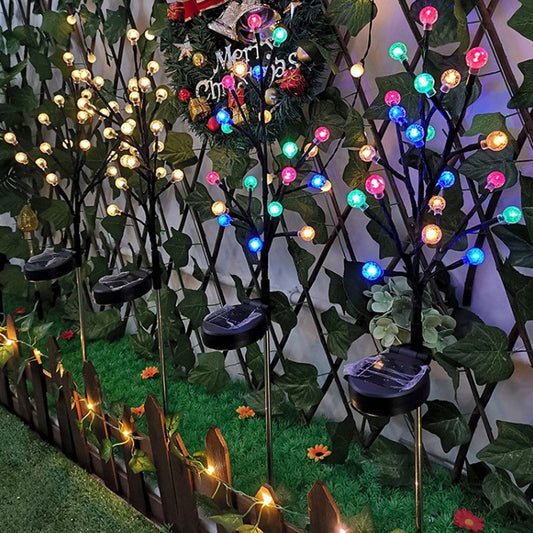 Solar Powered LED Tree Branch Garden Stake Light