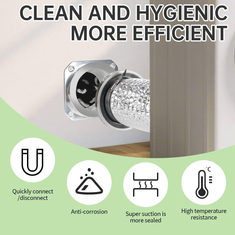Magnetic Dryer Vent Coupling Connector Kit