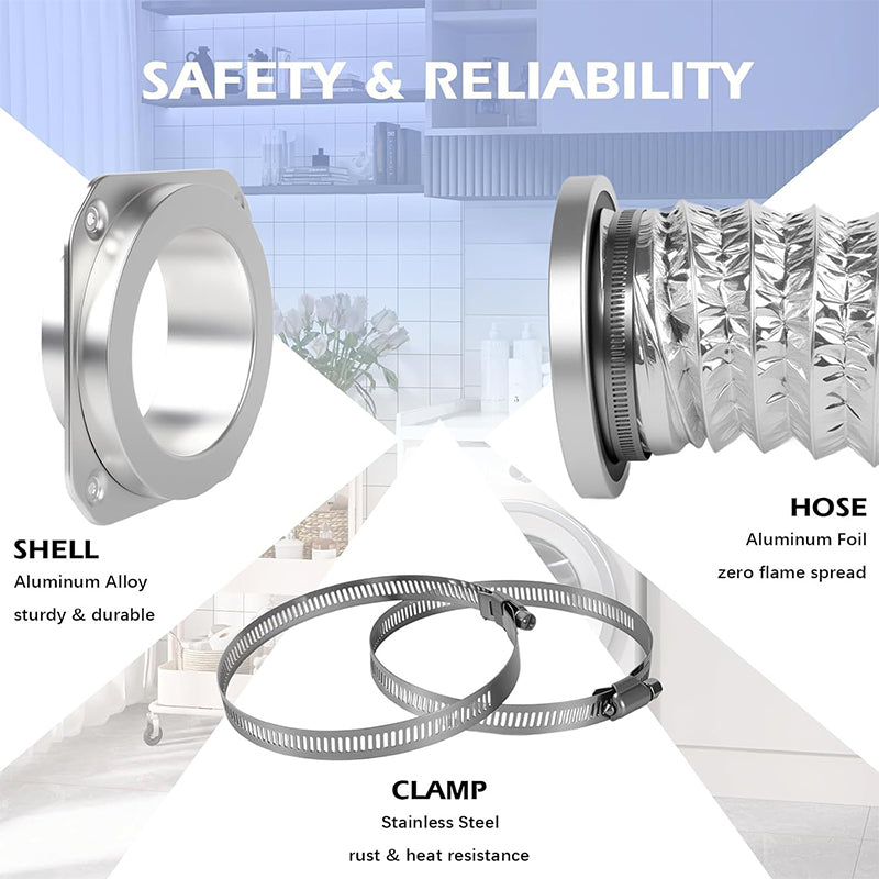 Magnetic Dryer Vent Coupling Connector Kit