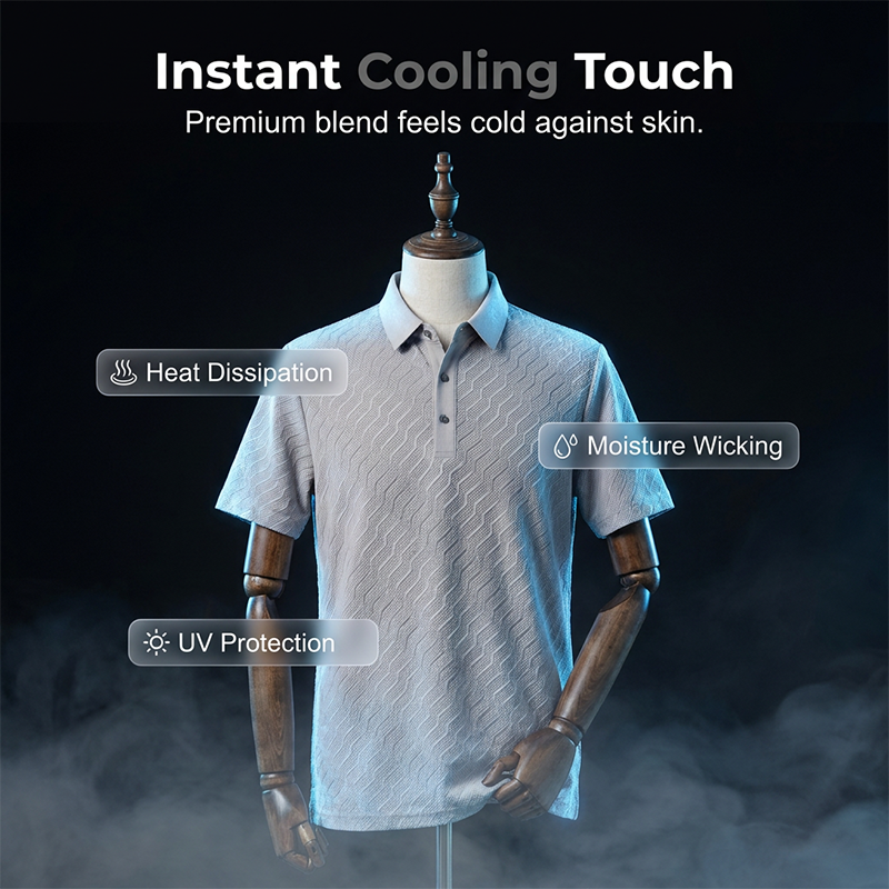 Cooling Textured Men's Shirt