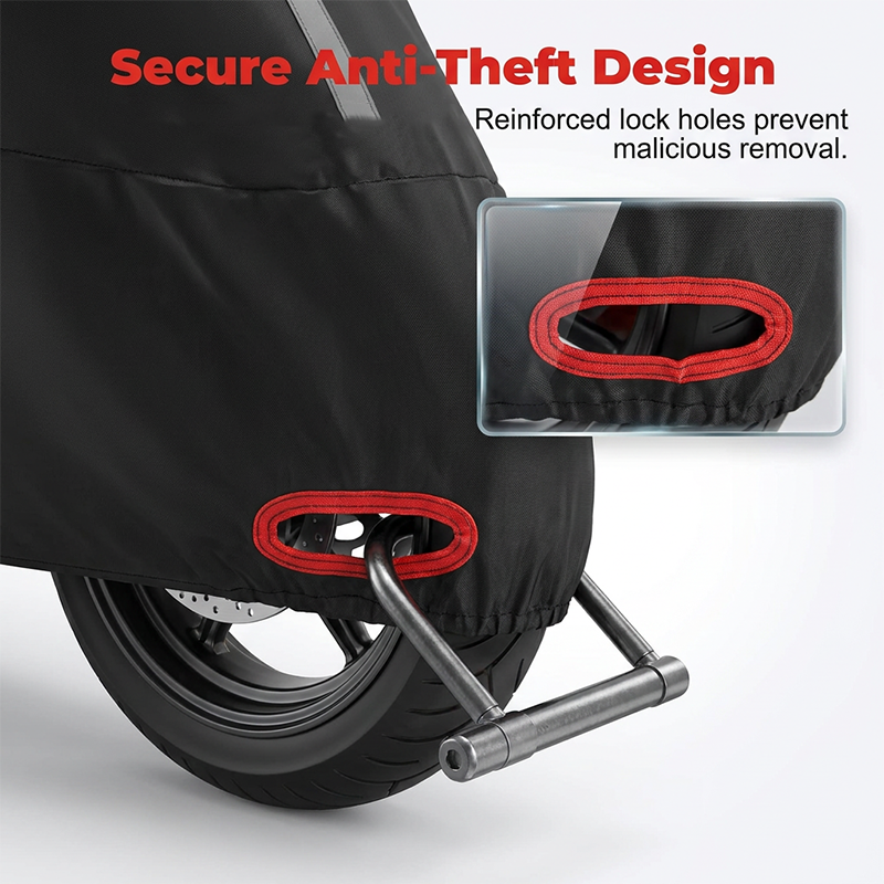 🏍️🌧️All-Weather Oxford Cloth Motorcycle Cover | UV-Resistant, Reflective Strips, and Reinforced Security Grommets🔆