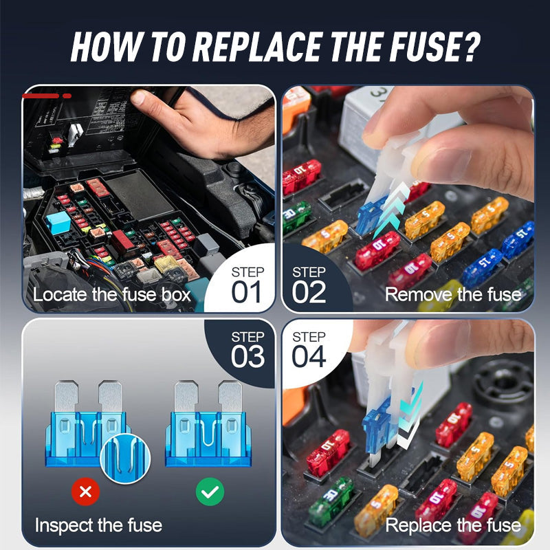 300Pcs Car Fuse Assortment Kit