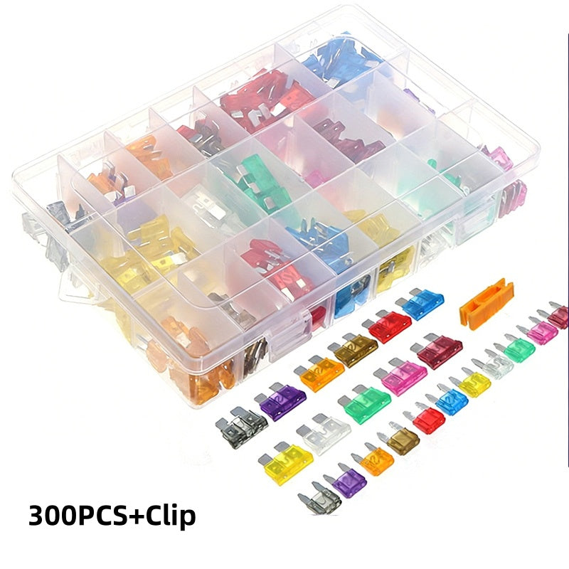 300Pcs Car Fuse Assortment Kit