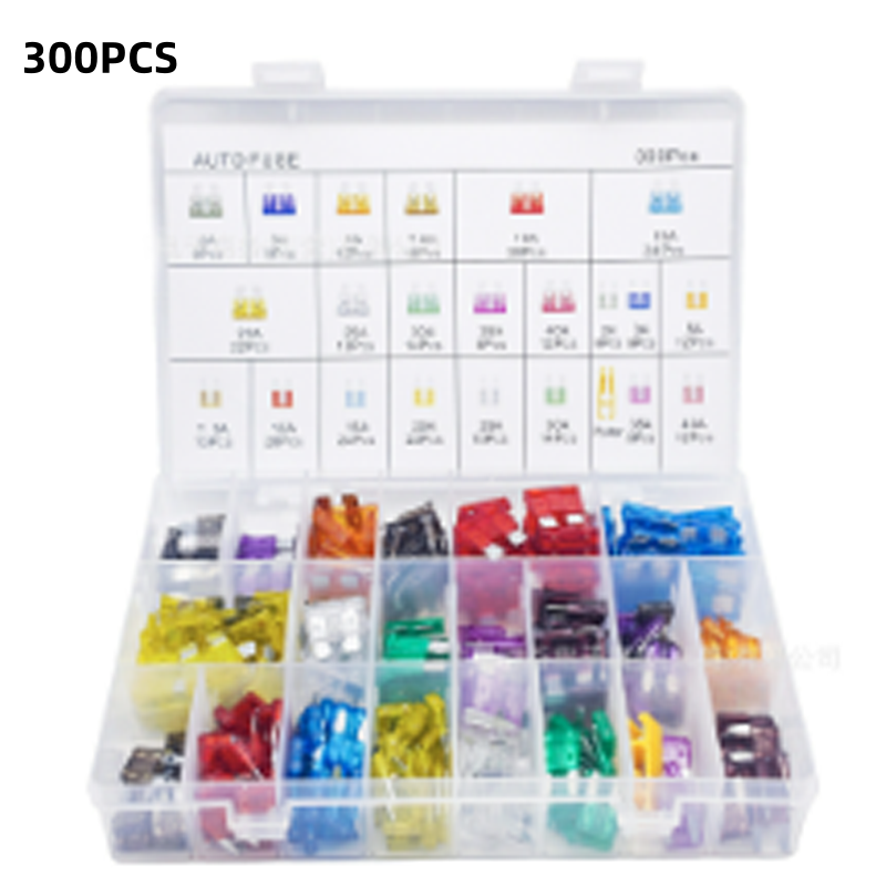 300Pcs Car Fuse Assortment Kit