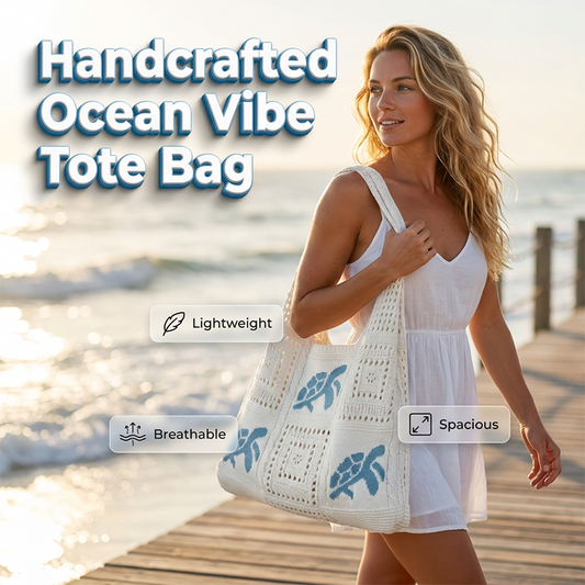 ⏳Time-Limited Special⏰Turtle Pattern Crochet Tote Bag