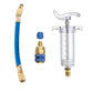 ⏳Time-Limited Special⏰Precision AC Oil Dye Injector – Brass Construction, High Pressure Hose, Clear Barrel ✨