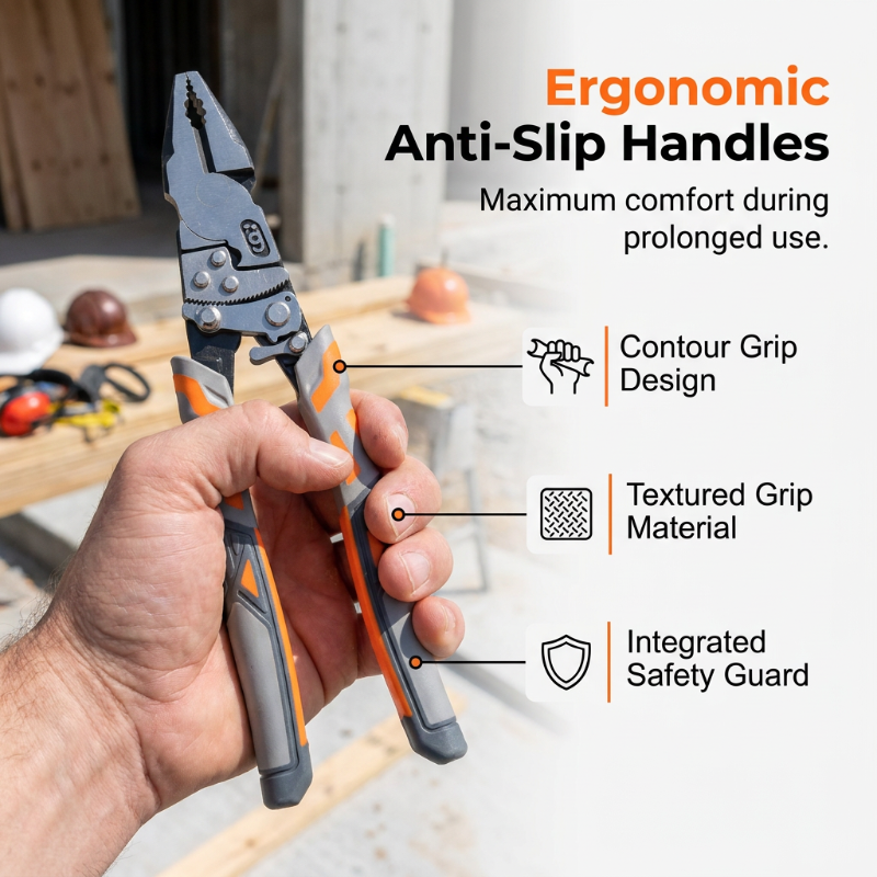 ⏳Time-Limited Special ⏰ Ratchet Lineman's Pliers – Cut, Strip, Grip & Crimp – Self-Locking, Anti-Rust & All-in-One Electrician Essential 🛠️