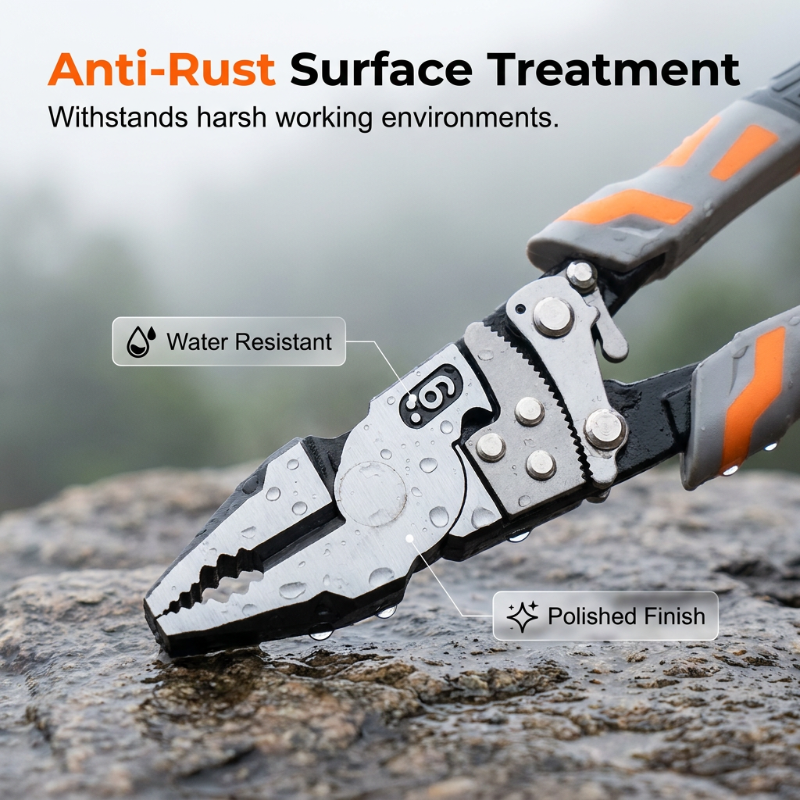 ⏳Time-Limited Special ⏰ Ratchet Lineman's Pliers – Cut, Strip, Grip & Crimp – Self-Locking, Anti-Rust & All-in-One Electrician Essential 🛠️