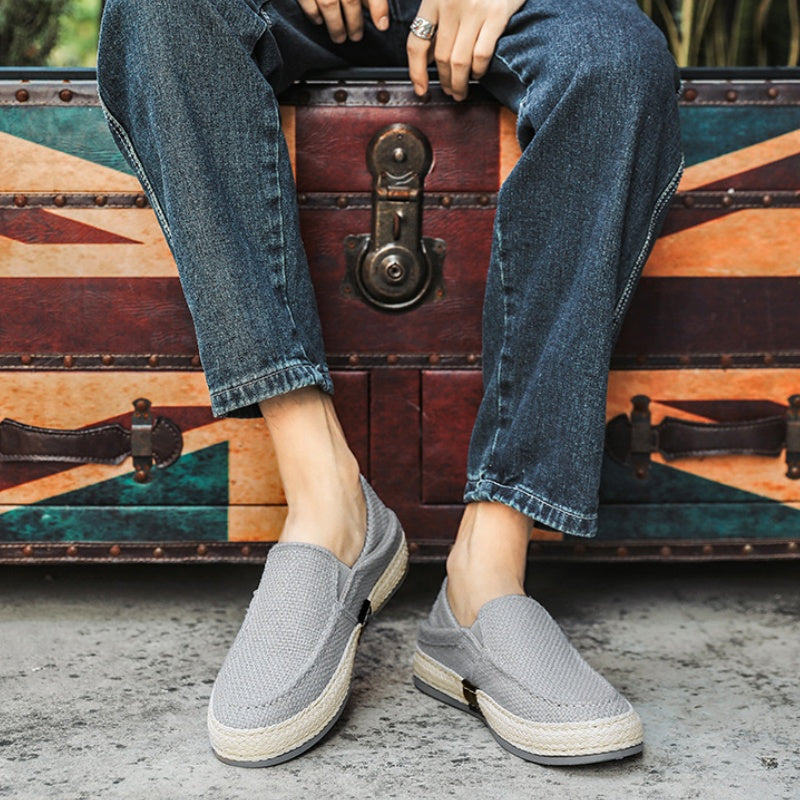Men's Casual Canvas Slip-On Shoes
