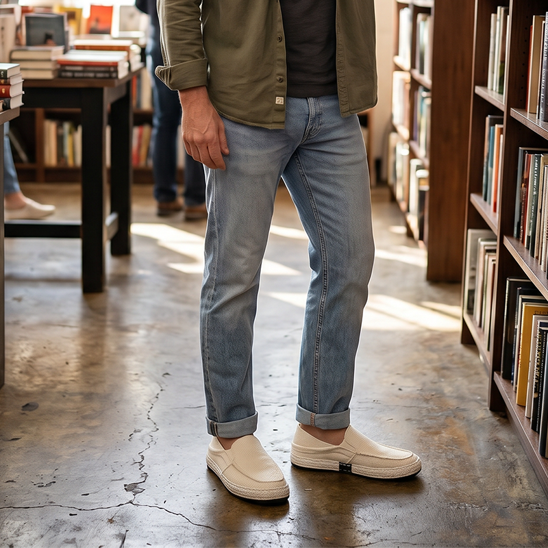 Men's Casual Canvas Slip-On Shoes
