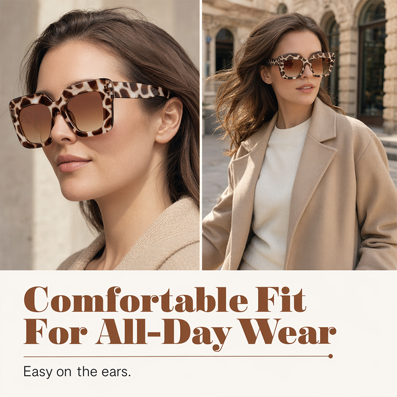 📢📢Last Day Buy 1 Get 1 Free !! ⏰50K+ SOLD!  ☀️Statement Square Sunglasses🕶️
