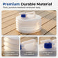 📢📢50% OFF !! ⏰Collapsible Food-Grade LDPE 4 Water Container with Spigot | Adjustable-Flow Tap,Fold-Flat Storage🧪