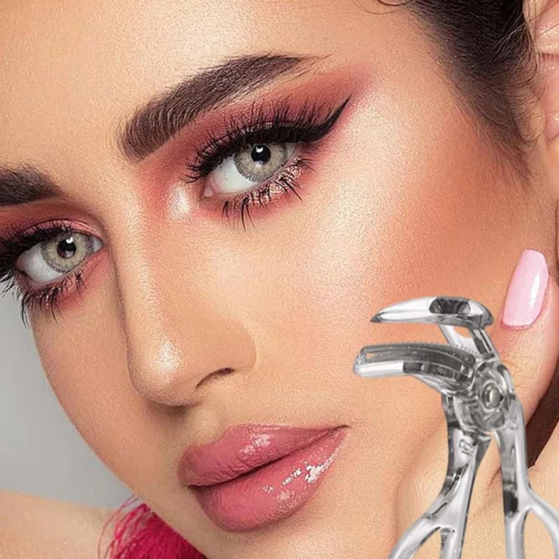 Ergonomic Wide-angle Eyelash Curler - Natural & Long-lasting Styling