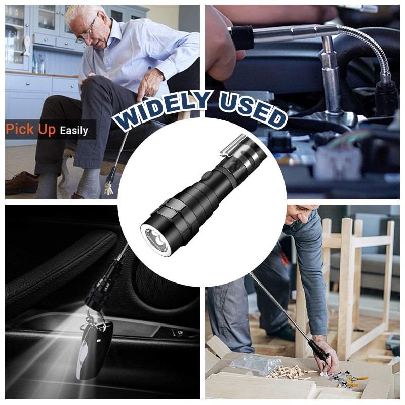 📢📢49% OFF !! ⏰Multifunctional Magnetic Telescopic Flashlight