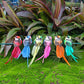 12 PCS Artificial Feathered Birds with Clips
