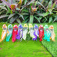 12 PCS Artificial Feathered Birds with Clips