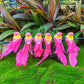 12 PCS Artificial Feathered Birds with Clips