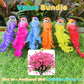 12 PCS Artificial Feathered Birds with Clips