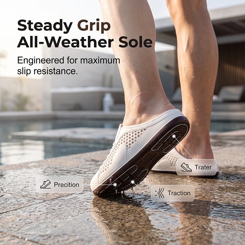⏳Limited-time 50% off⏰Summer Breathable Mesh Half Slippers | Slip On Casual Shoes👟