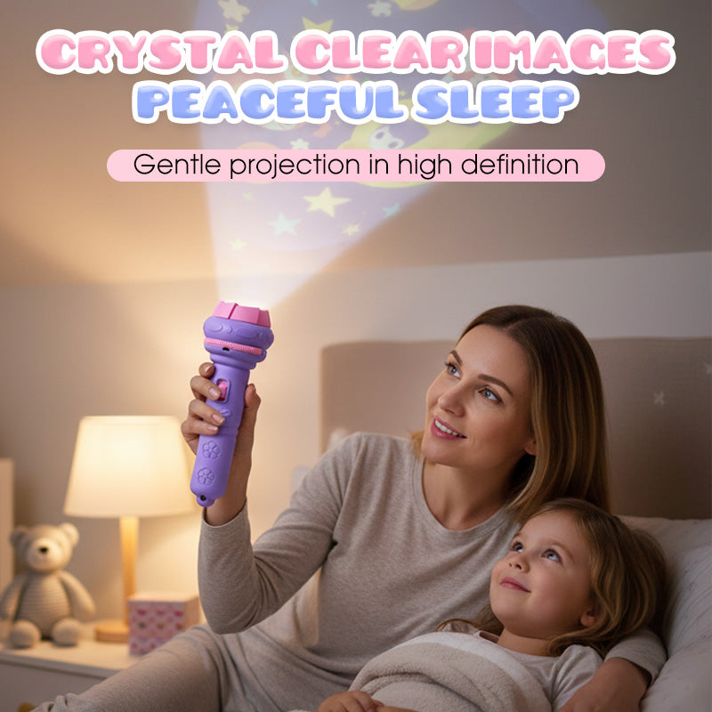 📢 LIMITED TIME 50% OFF! ⏰ Early Education Projector Torch for Kids 🔦 Click, Project & Learn – A Pocket-Sized Nighttime Adventure ✨
