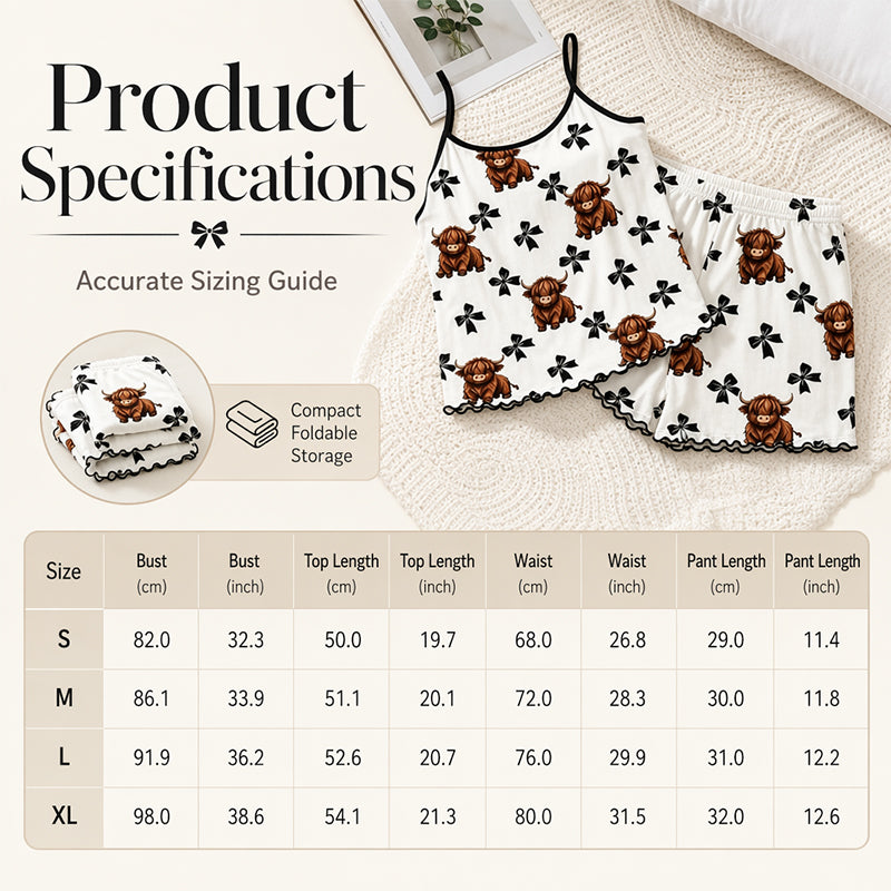 🌸 50% OFF NOW! 🌸Summer Sleepless Spaghetti Strap Cami Sleepwear Set