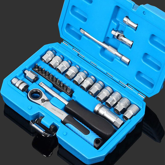 📢📢50% OFF !!⏰29pcs Core Ratchet Socket Wrench Kit