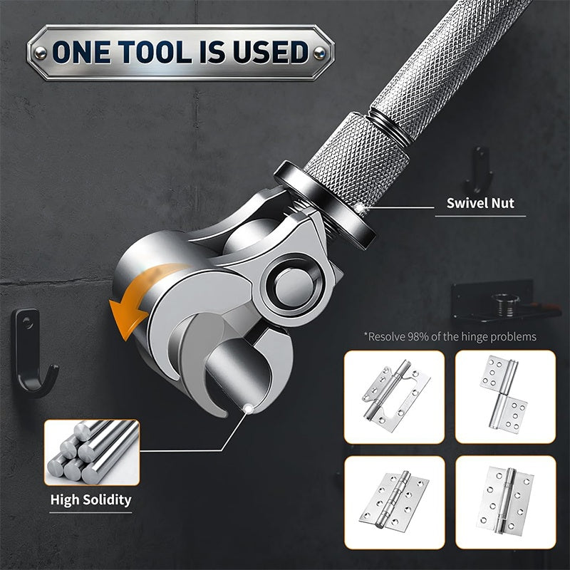 ⏳Time-Limited Special⏰Universal Stainless Steel Adjustable Door Hinge Wrench Repair Tool ✨
