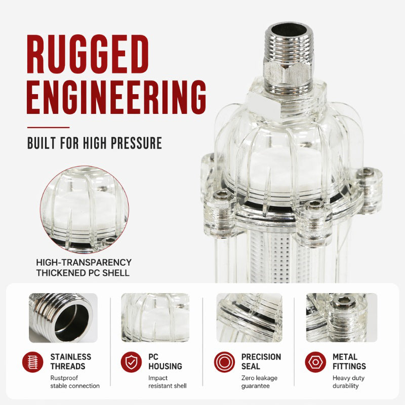Heavy Duty Pneumatic Air Filter Water Separator