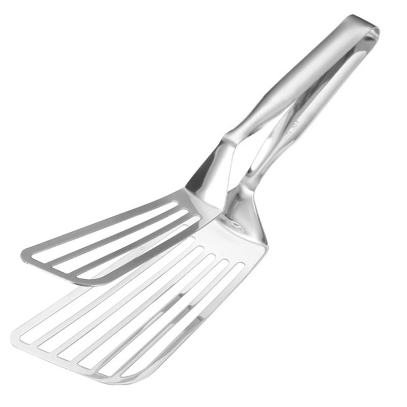 🍳 304 Stainless Steel Spatula Tongs – A Versatile Kitchen Tool! 🍖
