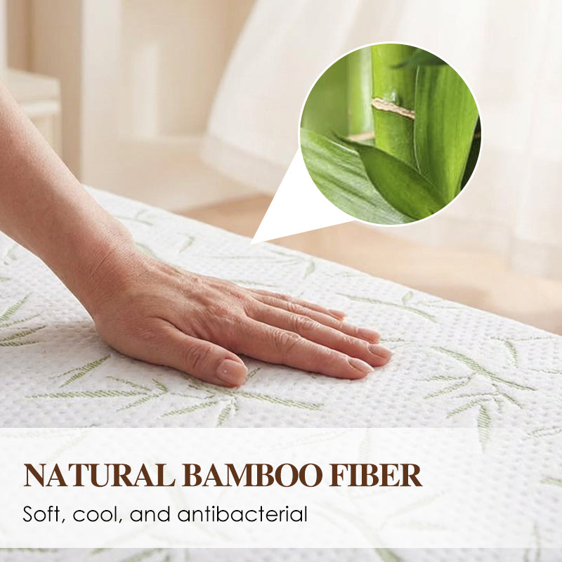 🛏️ LIMITED-TIME 50% OFF ✨ Bamboo Fiber Waterproof Mattress Protector – 100% Noiseless TPU Membrane, Breathable Natural Bamboo Sleep Surface & 360° Deep Pocket Elastic Skirt (Fits 12-18" Mattresses) – Machine Washable Family Bedding Essential 🌱