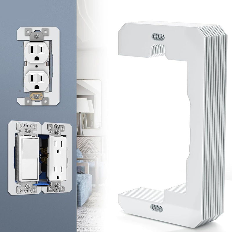 🎉 2026 Sale — Over 16,700 Sold!🔌 Metal Wall Plate Spacer For Uneven Electrical Outlet Boxes ✨