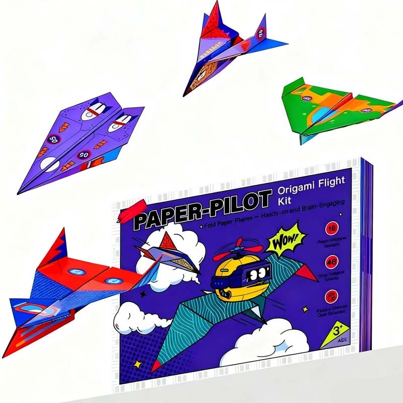 ⏳🔥LIMITED-TIME 50% OFF! ⏰🔥 Creative DIY Paper Airplane Set For Kids