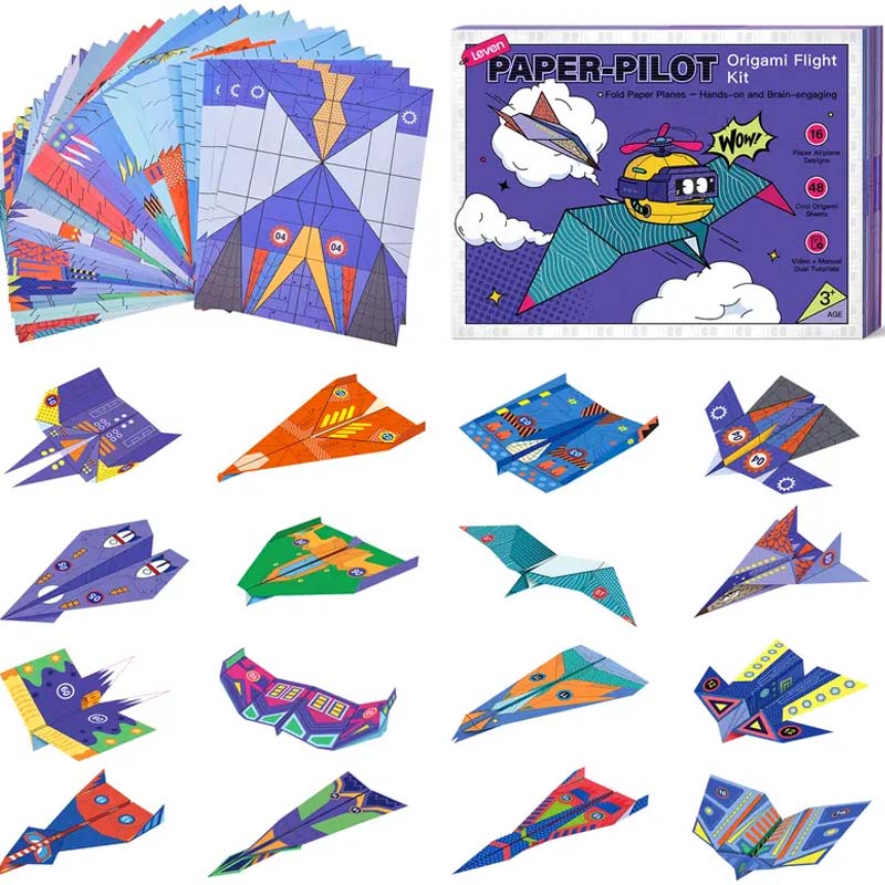 ⏳🔥LIMITED-TIME 50% OFF! ⏰🔥 Creative DIY Paper Airplane Set For Kids