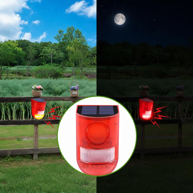 🎉 2026 Sale — Over 25,300 Sold!🌞 Solar Powered IR Motion Sensor Animal Repeller 110dB Alarm IP65 Waterproof ✨