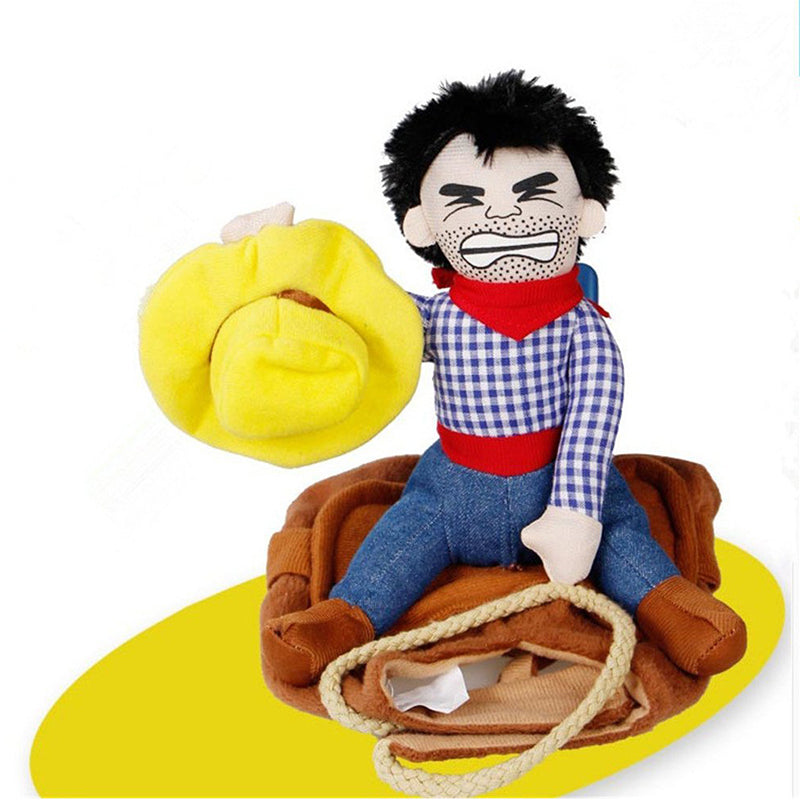 Cowboy Equestrian-Style Pet Costume Set