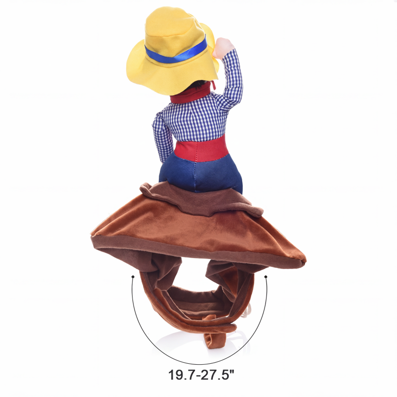 Cowboy Equestrian-Style Pet Costume Set