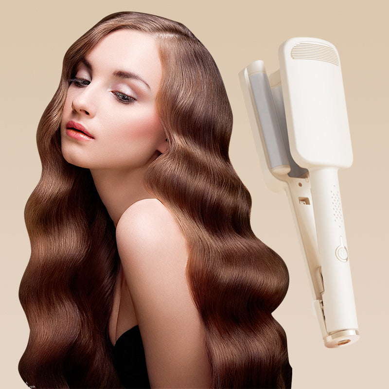 ⏳Time-Limited Special⏰32MM Wavy Hair Curler – Big Bouncy Curls, 4 Adjustable Heat Settings & Negative Ion Care – Salon-Quality Styling at Home 💇‍♀️