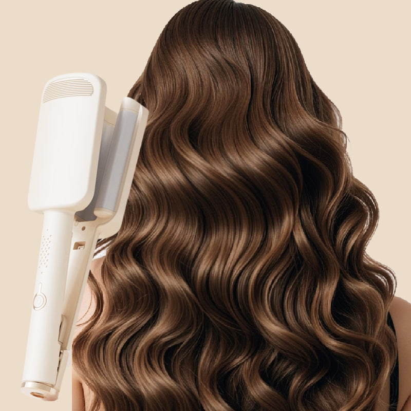 ⏳Time-Limited Special⏰32MM Wavy Hair Curler – Big Bouncy Curls, 4 Adjustable Heat Settings & Negative Ion Care – Salon-Quality Styling at Home 💇‍♀️