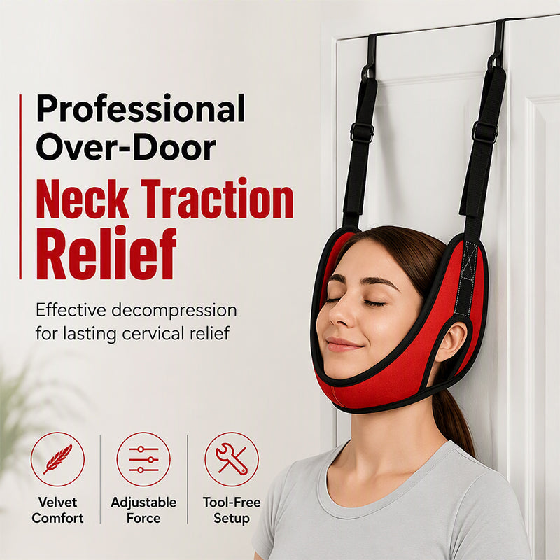 Over Door Cervical Traction Device for Neck Pain Relief