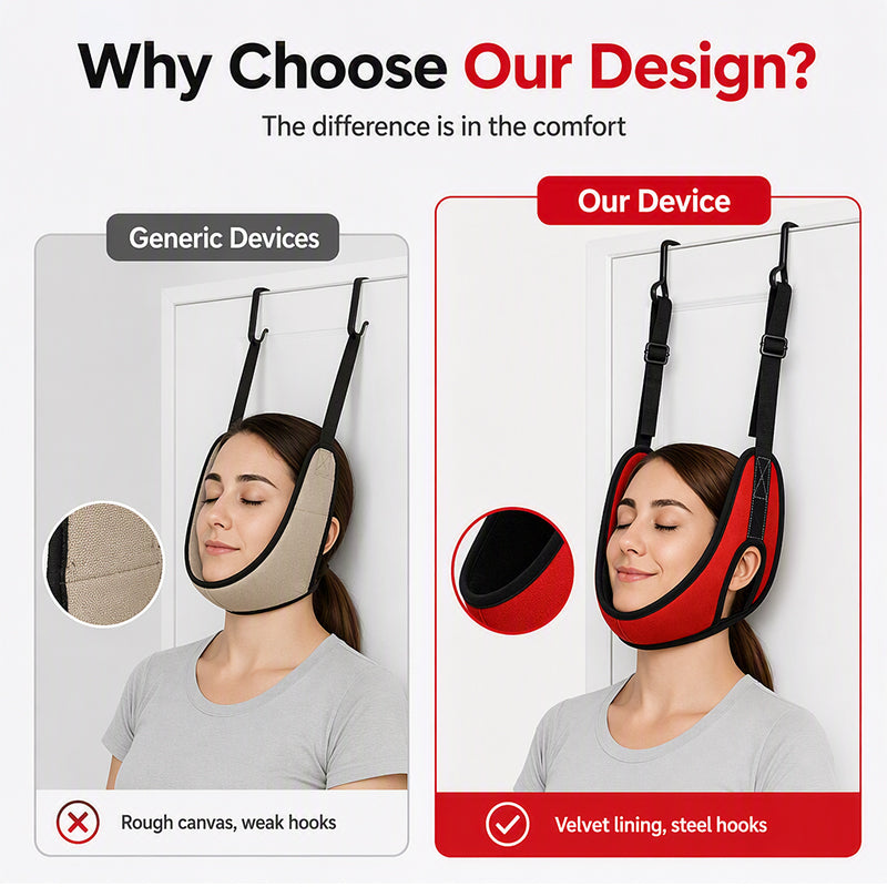 Over Door Cervical Traction Device for Neck Pain Relief