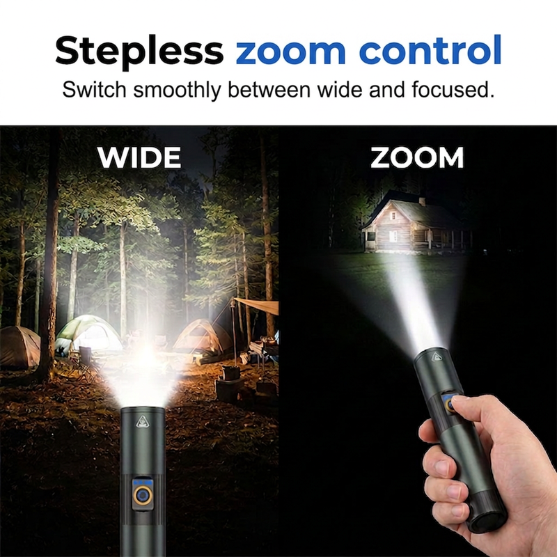 🔦 LIMITED-TIME 50% OFF! Ultra-Bright Tactical Flashlight with Zoom F ...