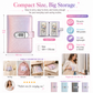 Lockable Glitter Budget Binder for Cash Savings