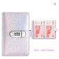 Lockable Glitter Budget Binder for Cash Savings