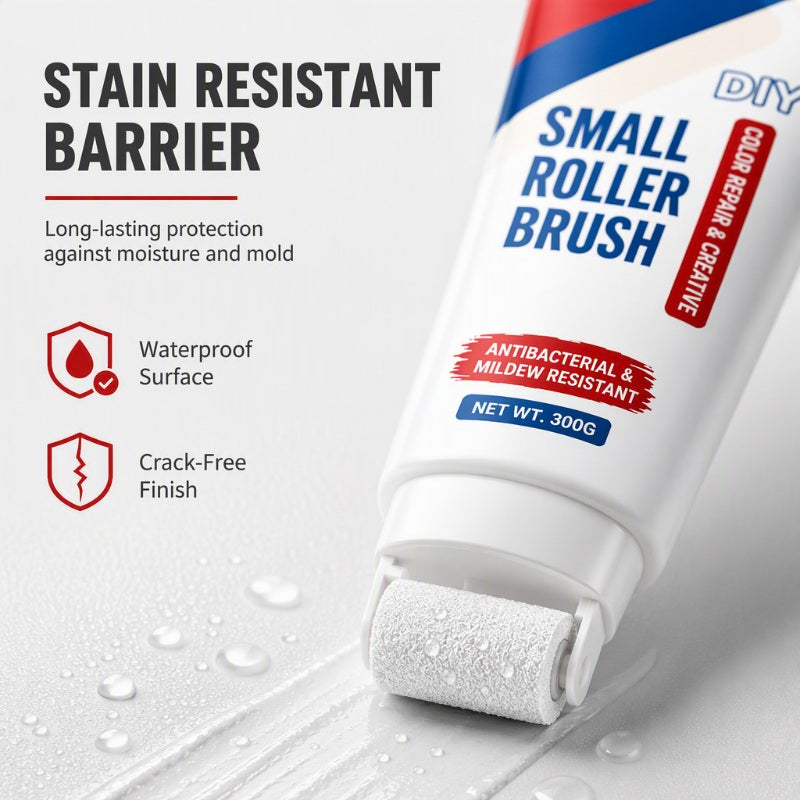 ⏳Time-Limited Special⏰Waterproof Wall Repair Paste with Integrated Small Roller Brush