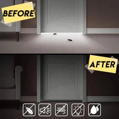 ⏳Time-Limited Special⏰DIY Wear Resistant Leather Under Door Draft Stopper Windproof and Insect Proof Bedroom Door Bottom Seal Strip🏠