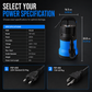 450W Electric Submersible Clean Water Pump for Garden Irrigation and Drainage