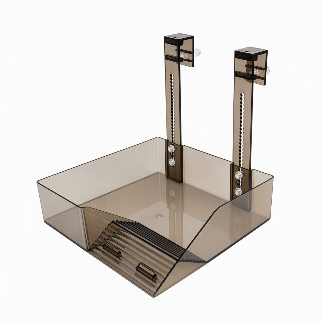 🐢 LIMITED-TIME 50% OFF! ☀️ Hanging Turtle Basking Platform – Clear Acrylic, Non-slip Ramp, Adjustable Mount ✨