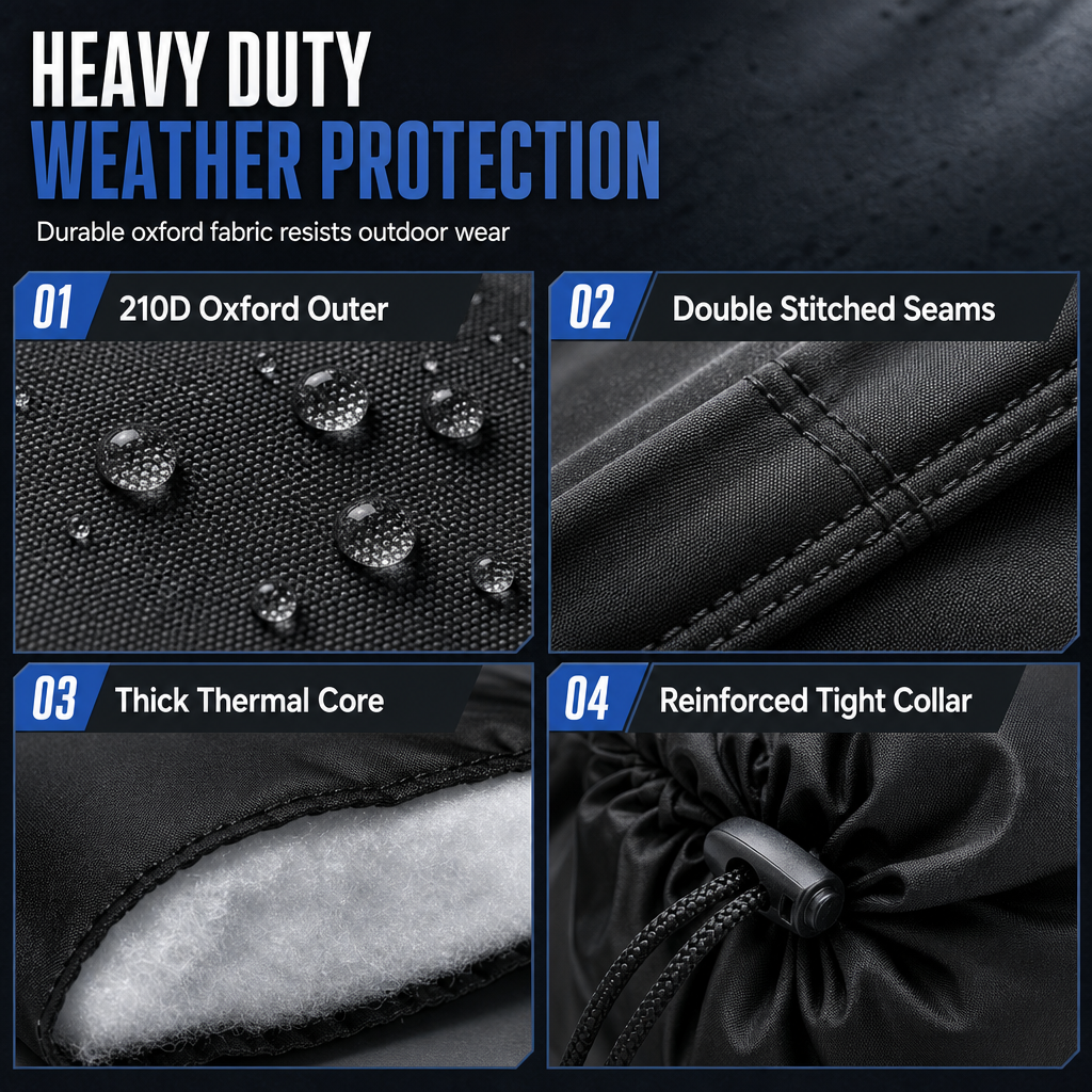 ⏳ TIME-LIMITED SPECIAL ⏰❄️ Insulated Outdoor Faucet Cover – Padded Oxford Cloth Shell with Layered Insulation Retains Warmth, Water-Repellent Outer Protects from Rain & Snow – Quick Install 3 Sizes for Winter Freeze Protection 🧊