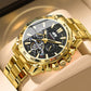 ⌚ Men's 30M Waterproof Luminous Steel Watch