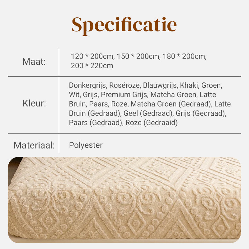 🛏️ 360° All-Around Stretch Plush Knit Fitted Sheet☁️– Soft, Snug & Easy to Put On, Cosy Comfort for Every Bed ✨